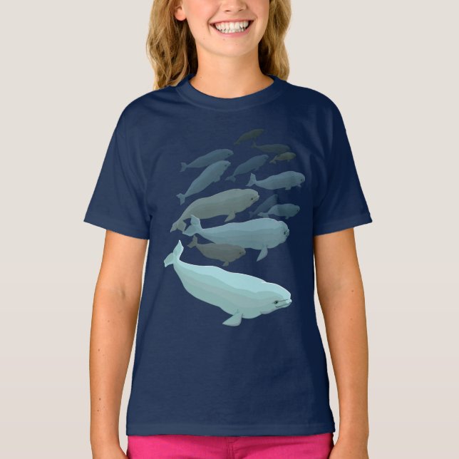 T-shirts Camiseta-doce de-baleia Beluga (Frente)