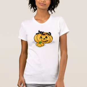 T-shirts Camiseta-Roupa Fine Jersey/Abóbora
