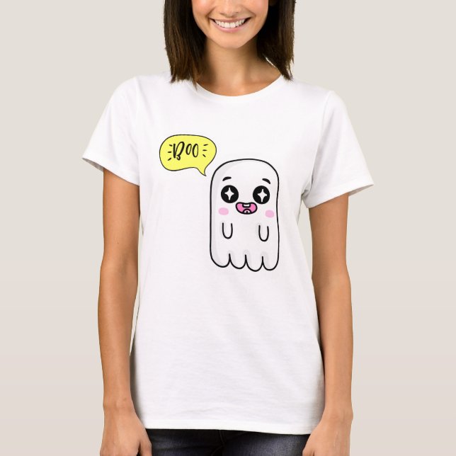 T-shirts Camiseta-T-Boo Fantasma (Frente)