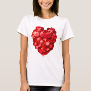 T-shirts Camiseta-T-Rosa-fetal para mulheres