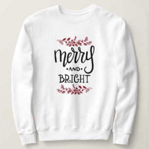 T-shirts Camisola alegre e brilhante do Natal