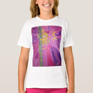 T-shirts Camisola bege do macaco