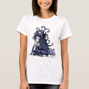 T-shirts Camisola de alças azul da fada do tatuagem de