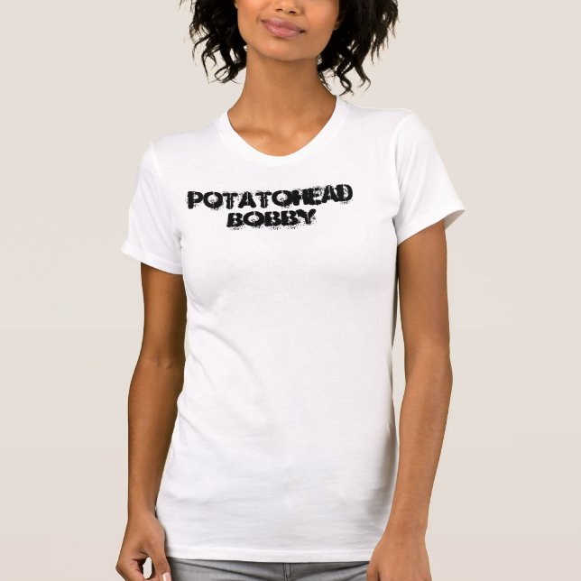 T-SHIRTS CAMISOLA DE ALÇAS DE S DAS MULHERES DE POTATOHEAD (Frente)