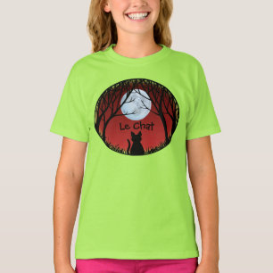 T-shirts Camisola de gato do gato do gato do gato