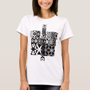 T-shirts Camisola do Raglan das mulheres da forma de Sxisma