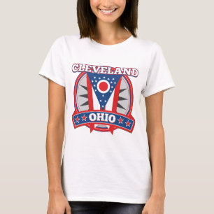 T-shirts Camisola Doce de Cleveland Ohio Raglan