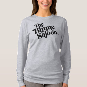 T-shirts Camisola Slouchy do logotipo (cinzenta)