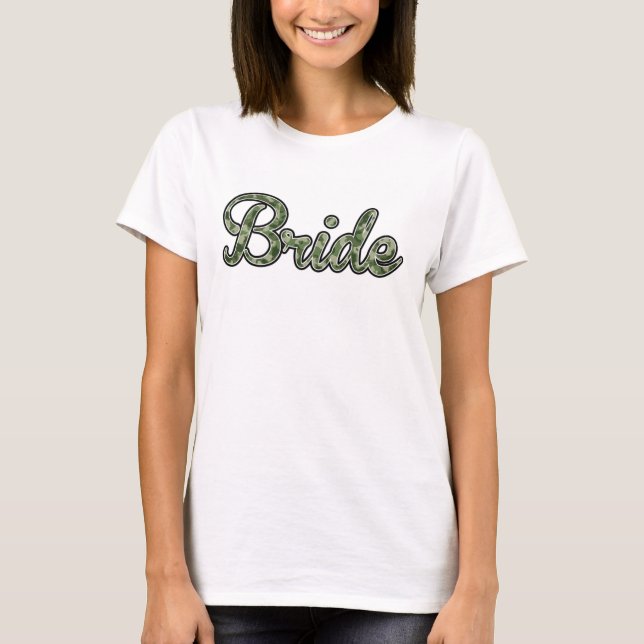 T-shirts Camo Bride (Frente)