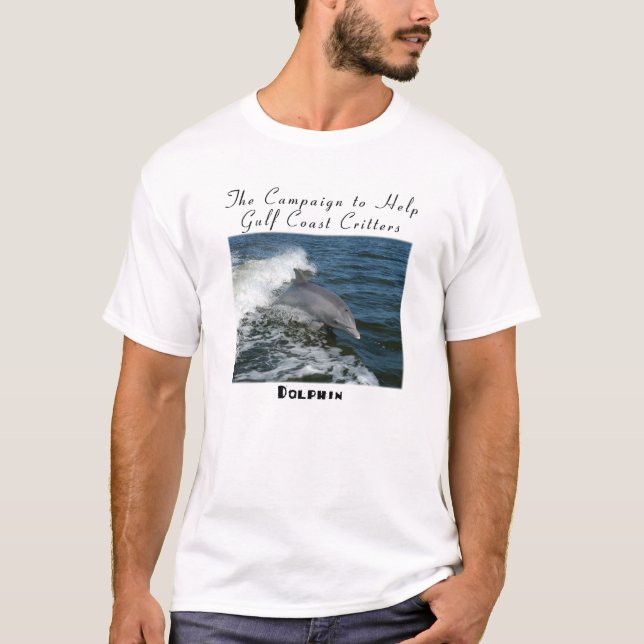 T-shirts Campanha para ajudar bichos da costa do golfo (Frente)