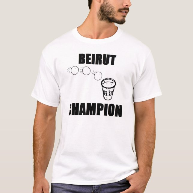 T-shirts Campeão de Beirute (Frente)