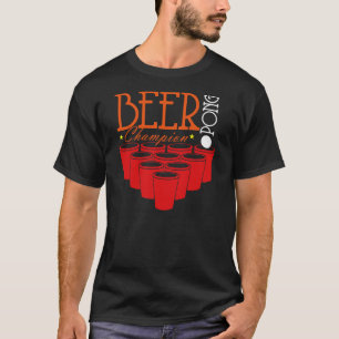 T-shirts Campeão de Pong da cerveja