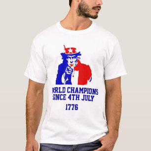 T-shirts Campeões mundiais desde 1776