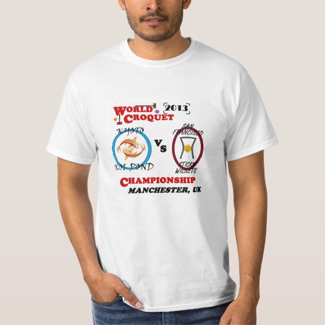 T-shirts Campeonato do Croquet do mundo (Frente)