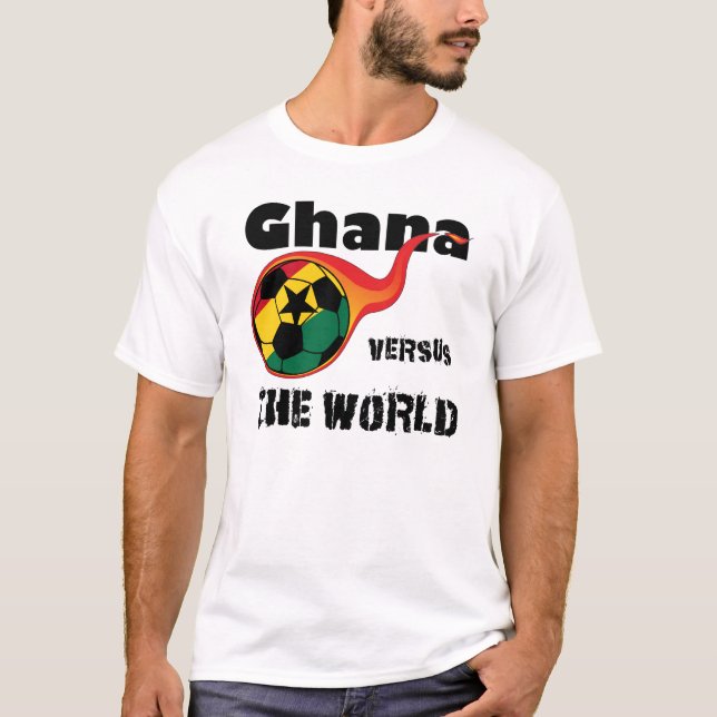 T-shirts Campeonato do mundo - Ghana contra o mundo (Frente)