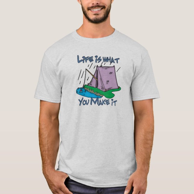 T-shirts Camping Life (Frente)