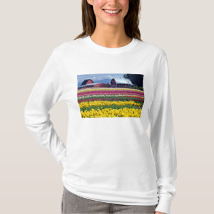 T-shirts Campo de exibição de tulipas