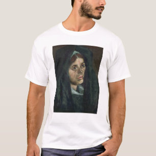 T-shirts Camponês de Vincent van Gogh com o xaile do