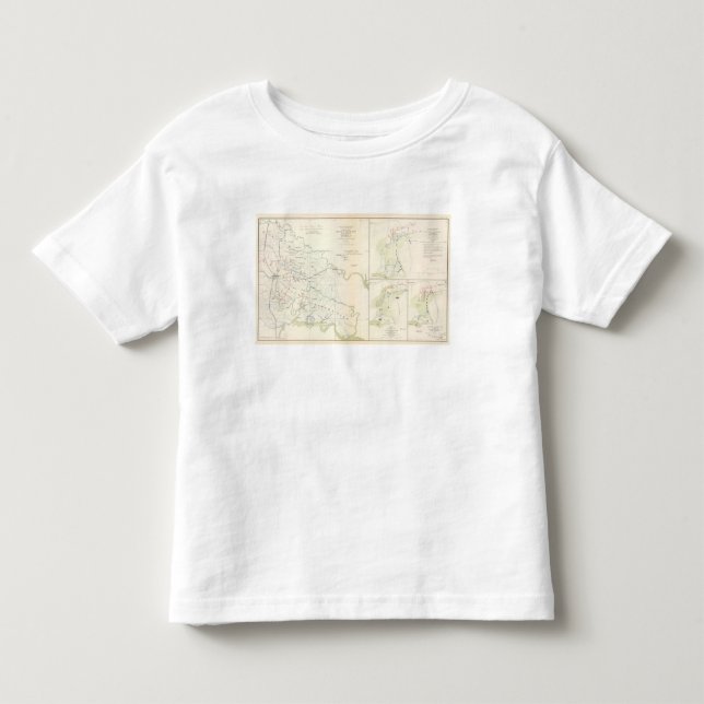 T-shirts Campos de batalha Richmond, Va (Frente)