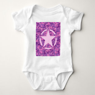 T-shirts Camuflagem Digital Girly Hot Pink
