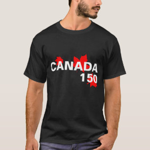 T-shirts Canadá 150 anos de aniversário um--um-amável