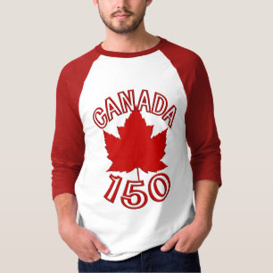 T-shirts Canadá 150 Jersey Canadá Maple Leaf Souvenir Shirt