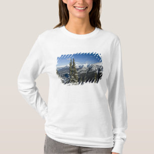 T-shirts Canadá, Alberta, Banff. Vistas do Vale Bow