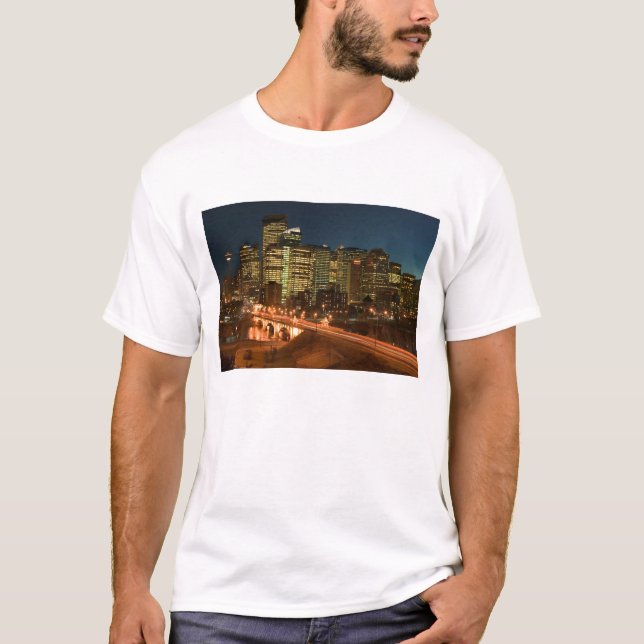 T-shirts Canadá, Alberta, Calgary: Centro Calgary, (Frente)