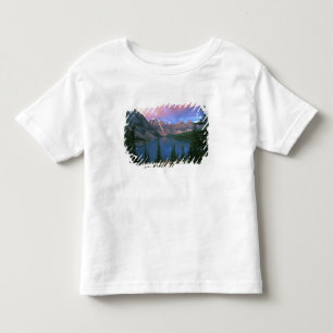 T-shirts Canadá, Alberta, Lago Moraine ao Amanhecer, Banff