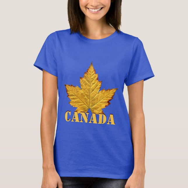 T-shirts Canadá Bandeira Hoodie Shirt Personalizado Hoodies (Frente)
