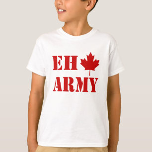 T-shirts Canadá E Exército