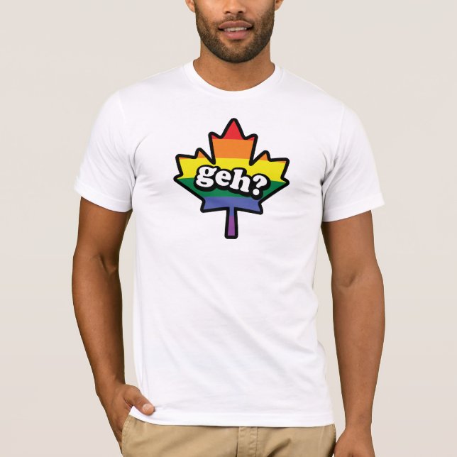 T-shirts Canadá eh? geh? (Frente)