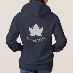 T-shirts Canadá Hoodie Canada Mapeia Jaskets Hoodie Folha