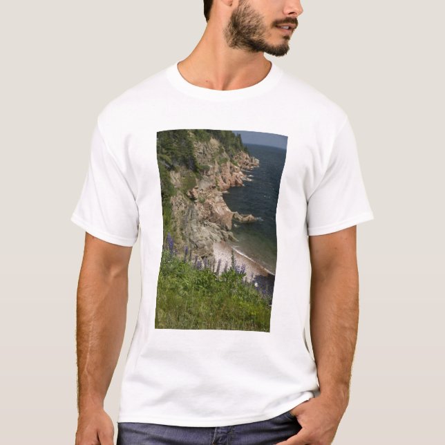 T-shirts Canadá, Nova Escócia, Ilha do Cabo Breton, Cabot 3 (Frente)