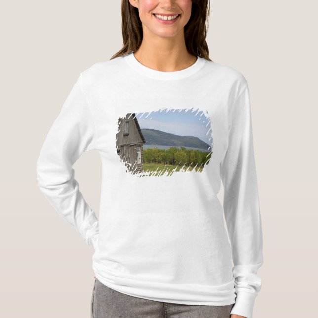 T-shirts Canadá, Quebec, L'isle-aux-Coudres, (Frente)