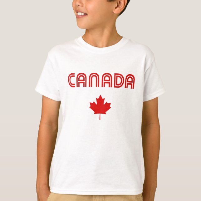 T-shirts Canadá - Retro (Frente)