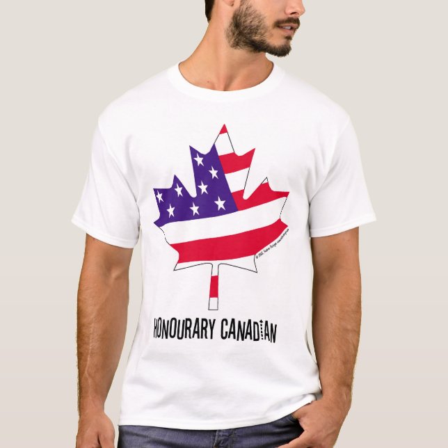 T-shirts Canadense Honourary (Frente)