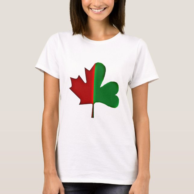T-shirts Canadense irlandês (Frente)
