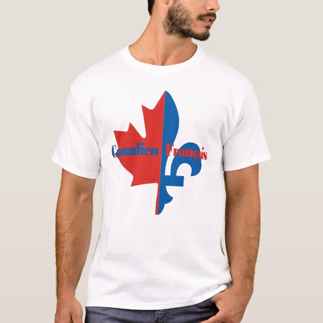 T-shirts Canadien Francais (Frente)