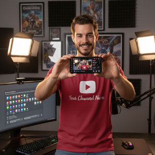 T-shirts Canal Youtuber Vlogger de Youtube