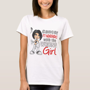 T-shirts Cancer Carcinoid sujado com Girl.png errado