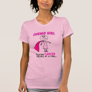 T-SHIRTS CANCER DA MENINA DE CHEMO