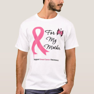 T-shirts Cancer De Mama Para Minha Mãe