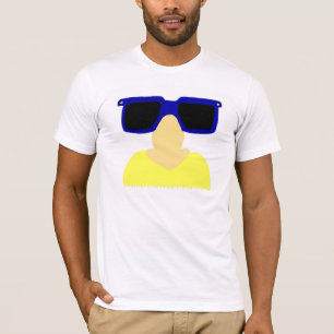 T-shirts Câncer de Mustache e Óculos Coletor de Galinhas