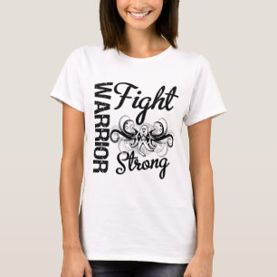 T-shirts Cancer de osso forte da luta do guerreiro