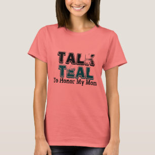 T-shirts Câncer de ovário da cerceta da conversa para o
