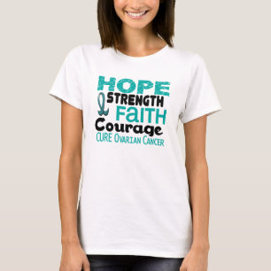T-shirts Câncer de ovário da ESPERANÇA