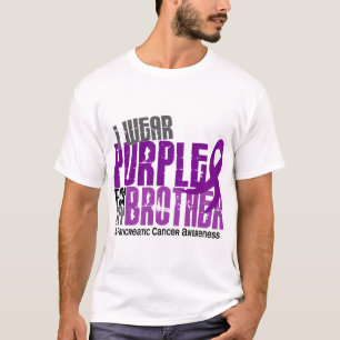 T-shirts Câncer de pâncreas eu visto o roxo para meu irm