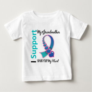 T-shirts Cancer de tiróide eu apoio minha avó