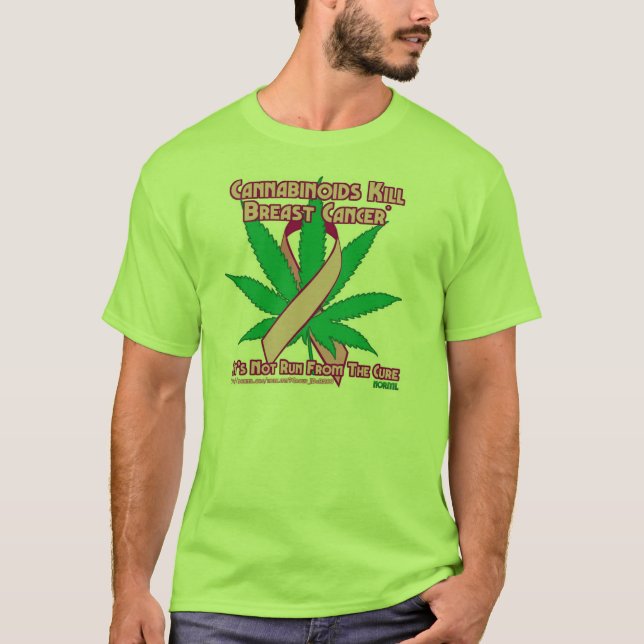T-shirts Cancer do matar de Cannabinoids (Frente)